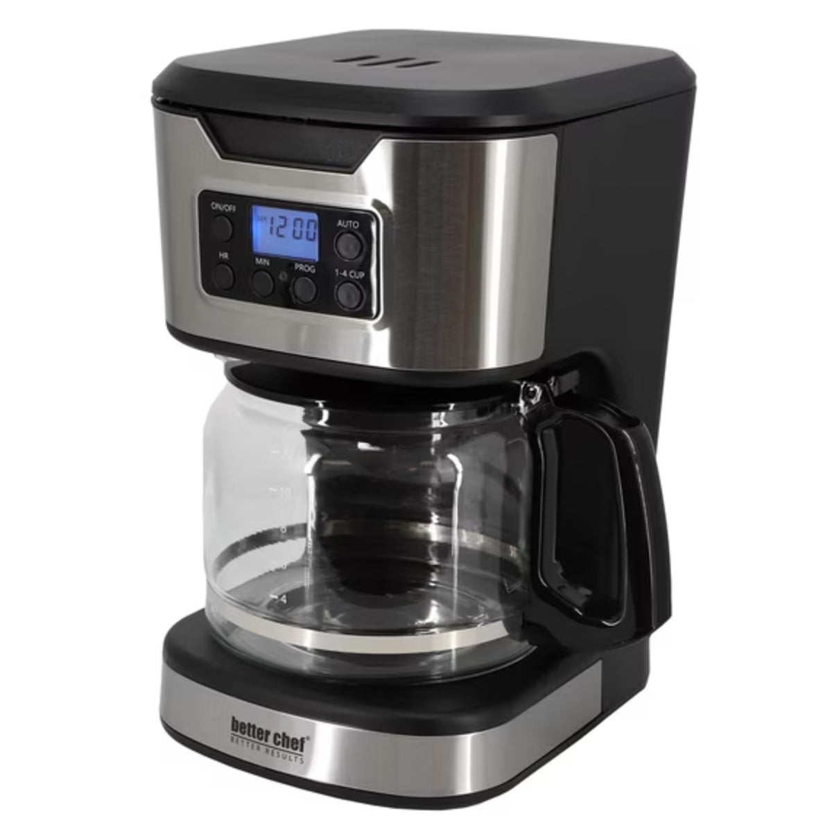 Better Chef Programmable 12-Cup Coffee Maker – Stainless