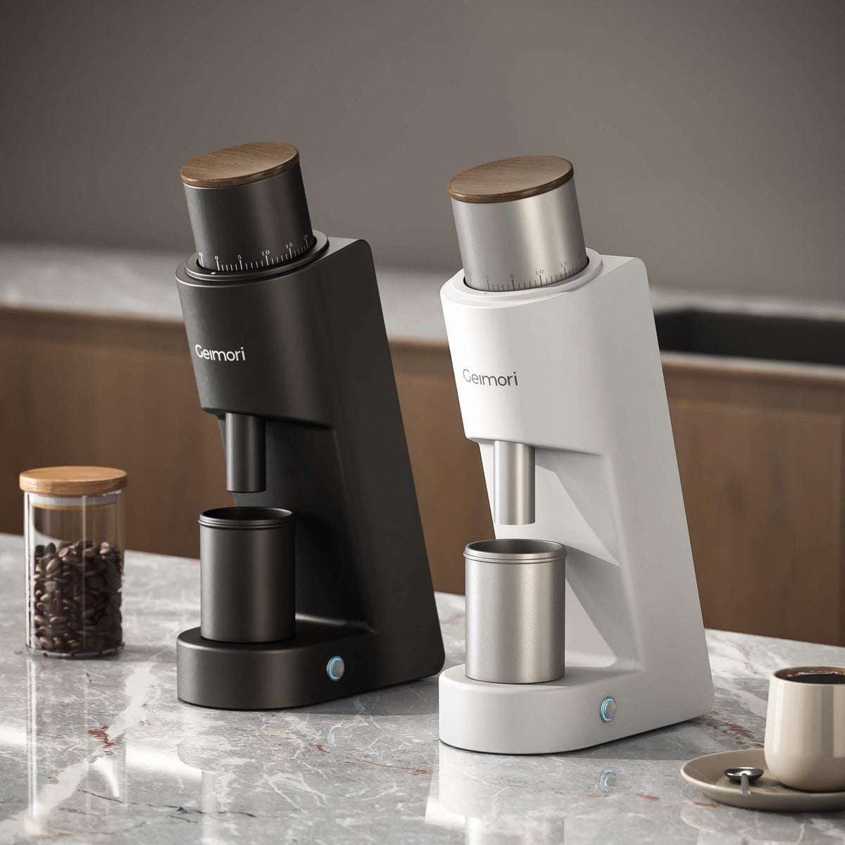 Ultra-Slim Single-Dose Coffee Grinder – 38mm Conical Burr