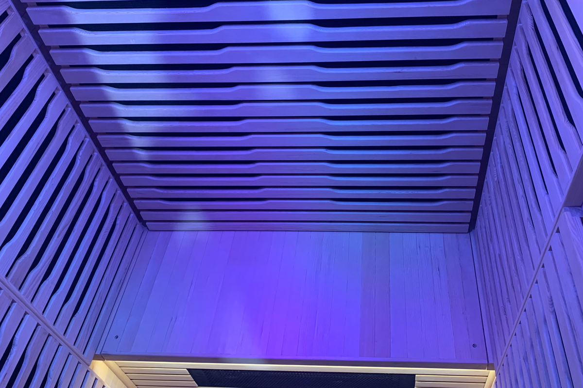 Blisspod Helsinki Deluxe 2-Person Full Spectrum Infrared Sauna with Red Light Therapy