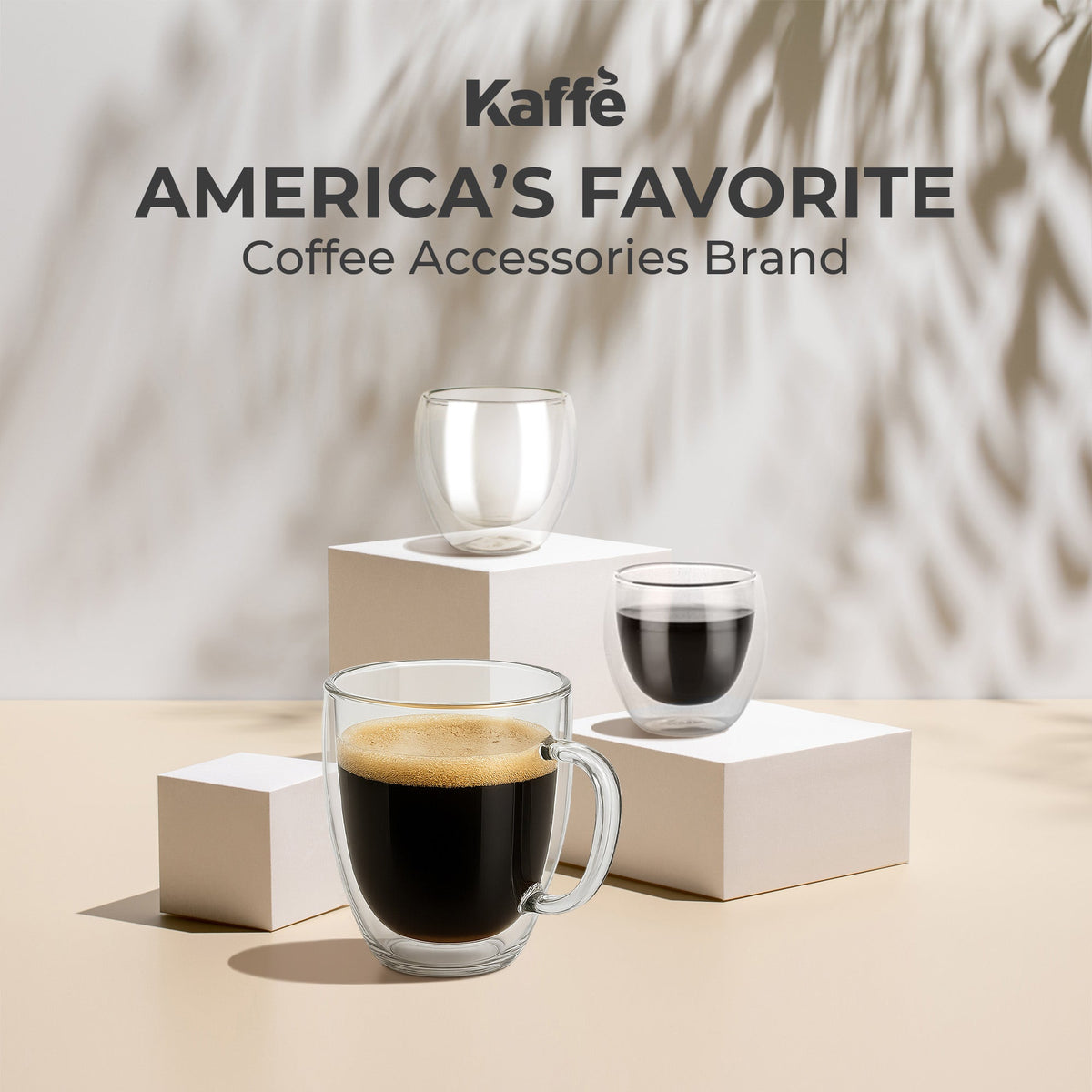 16 oz Double-Wall Borosilicate Glass Mugs – Set of 2