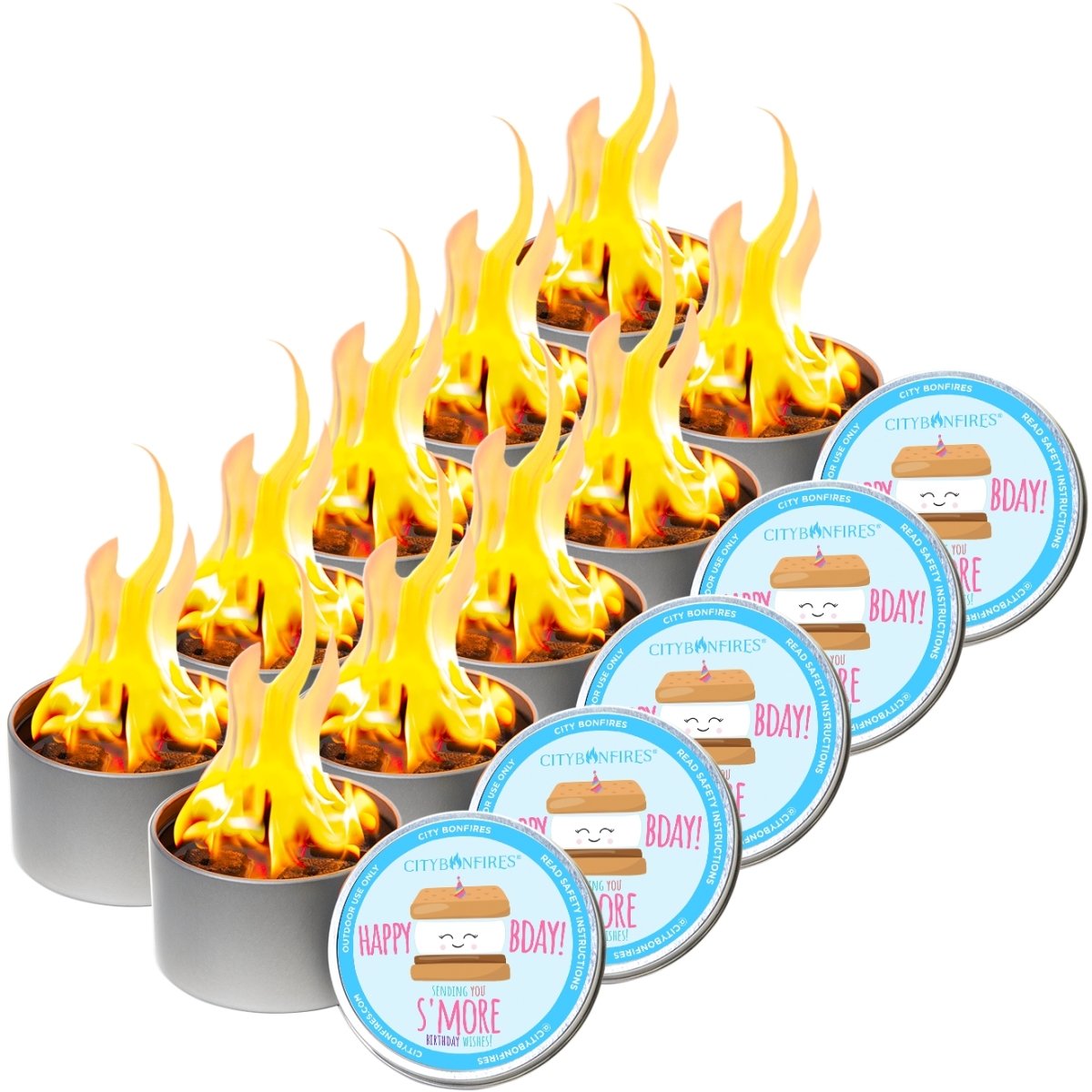 City Bonfire - Happy Birthday Edition Portable Fire Pit