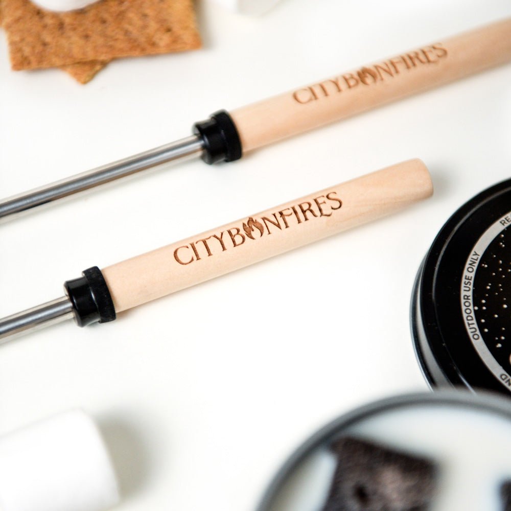 City Bonfires Telescoping S’mores Sticks – 4 Pack