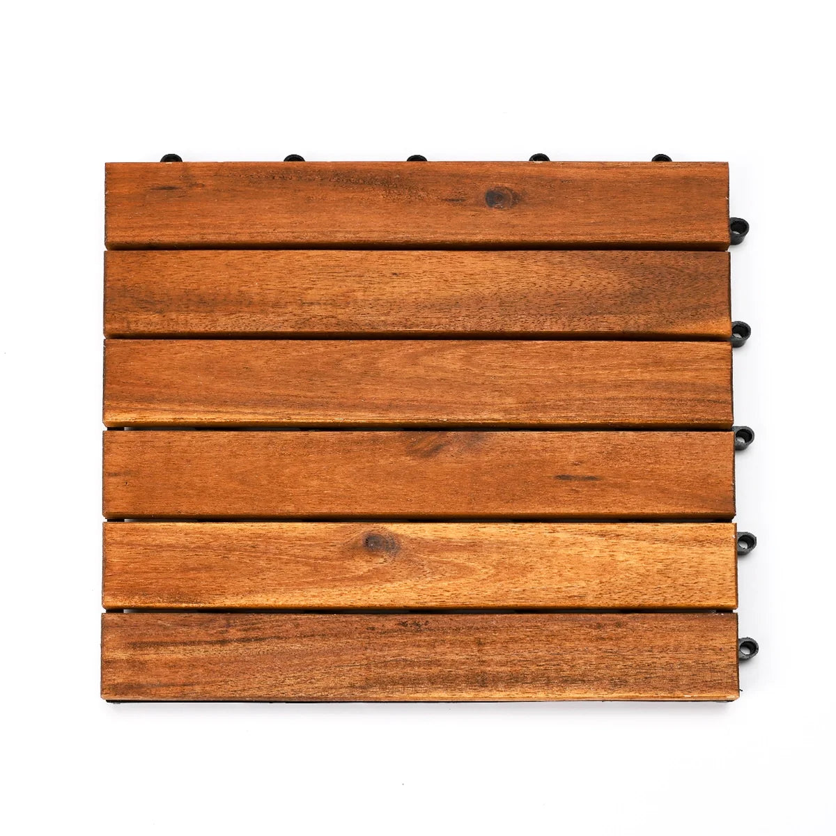 10' × 10' Interlocking Pine Sauna Flooring