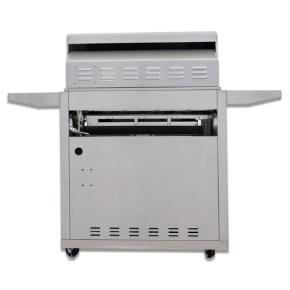 Blaze LTE+ 32-Inch 4-Burner Freestanding Gas Grill with Lift-Assist Hood & Rear Infrared Burner