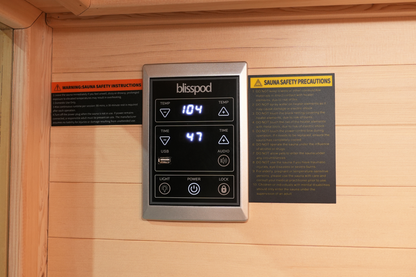 Blisspod Vantaa RED Deluxe 2-Person Full Spectrum Infrared Sauna