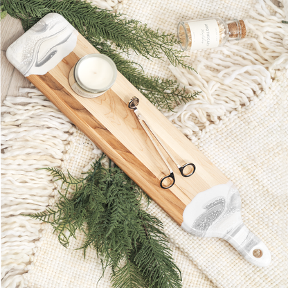 Maple Wood & Resin Charcuterie & Serving Board