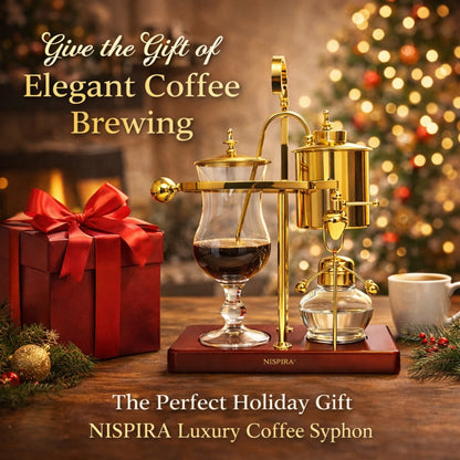 Nispira Vintage Belgian Syphon Coffee Maker – Gold