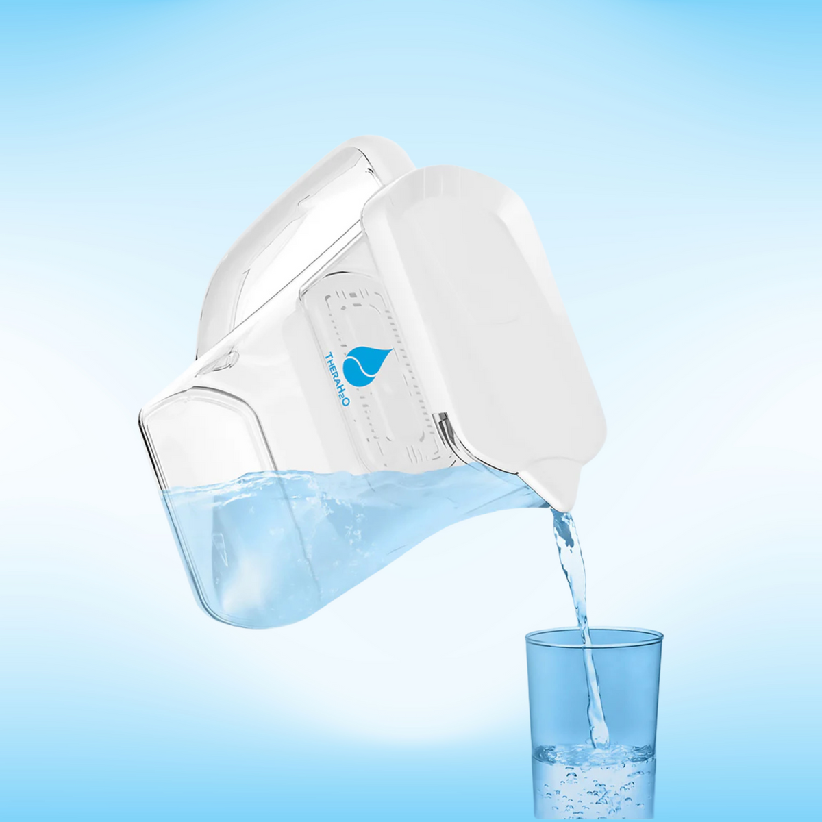 Therasage TheraH2O 6-Stage Water Filter Pitcher