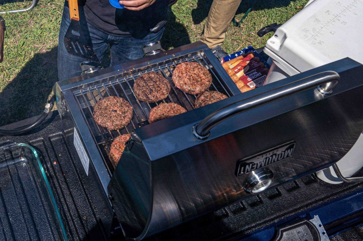 Monument Grills Portable Two-Burner Tabletop Gas Grill – 15,000 BTU