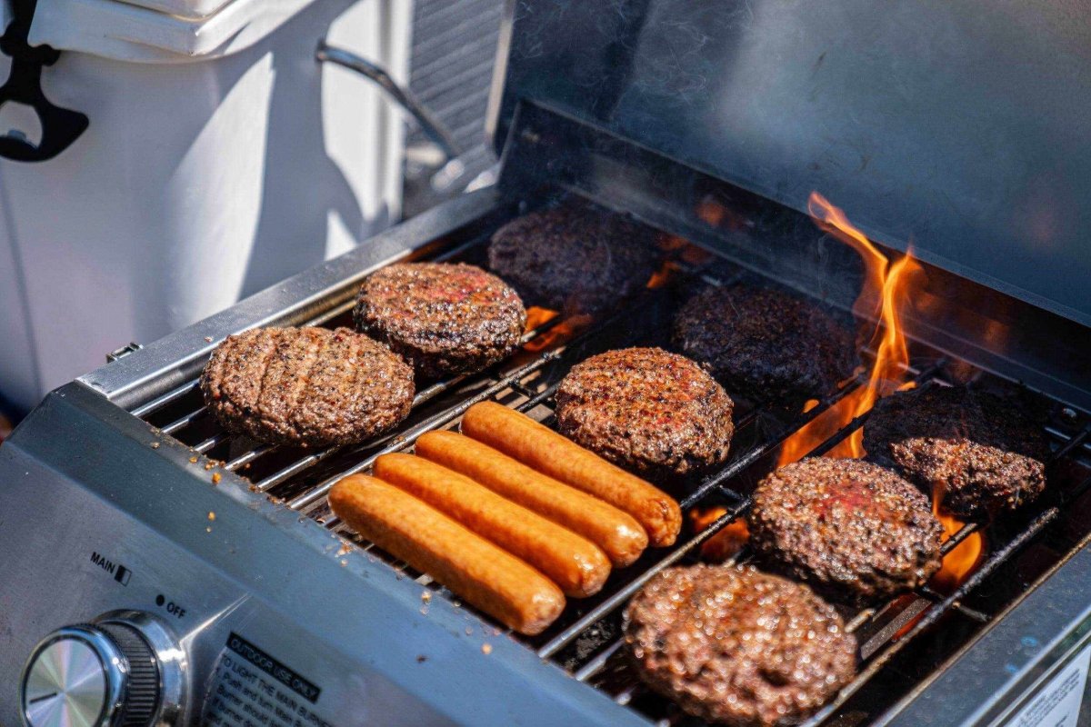 Monument Grills Portable Two-Burner Tabletop Gas Grill – 15,000 BTU