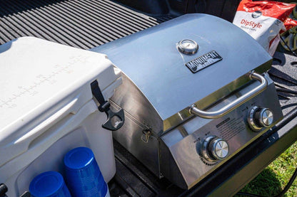 Monument Grills Portable Two-Burner Tabletop Gas Grill – 15,000 BTU