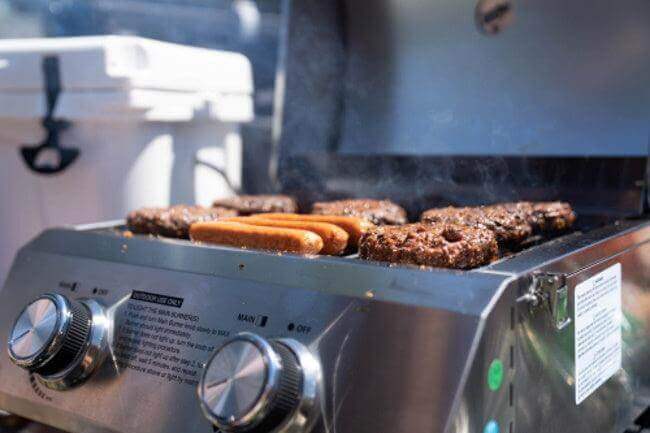 Monument Grills Portable Two-Burner Tabletop Gas Grill – 15,000 BTU
