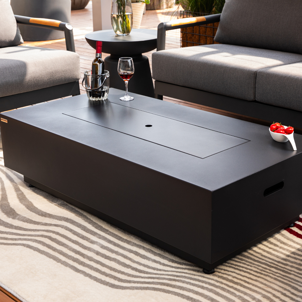50,000 BTU Outdoor Propane Fit Pit Table with Natural Gas Conversion Kit included