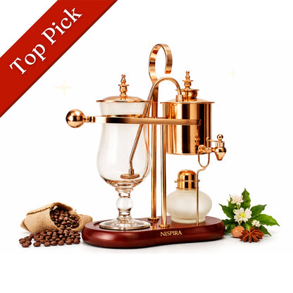 Nispira Vintage Belgian Syphon Coffee Maker – Copper