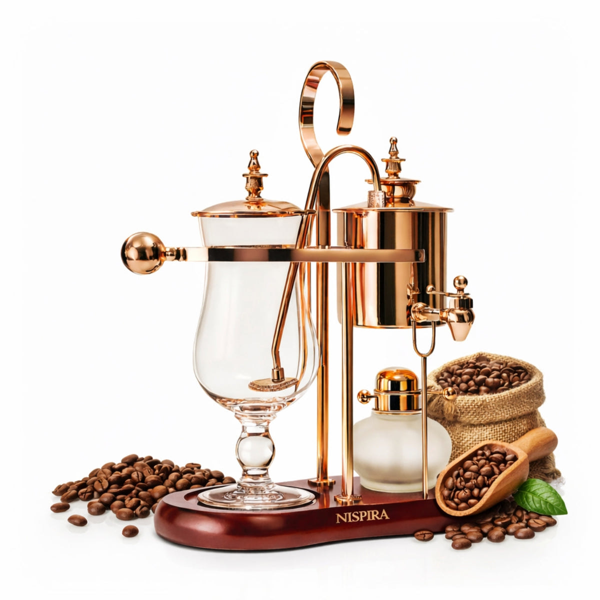 Nispira Vintage Belgian Syphon Coffee Maker – Copper