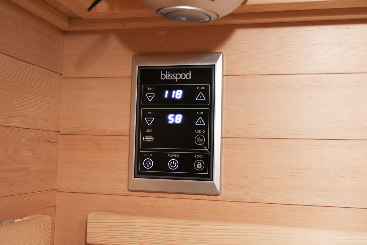 Blisspod Vienna RED Deluxe 4–5 Person Full Spectrum Infrared Sauna