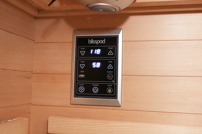 Blisspod Vienna RED Deluxe 4–5 Person Full Spectrum Infrared Sauna