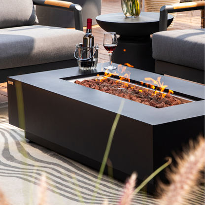 50,000 BTU Outdoor Propane Fit Pit Table with Natural Gas Conversion Kit included