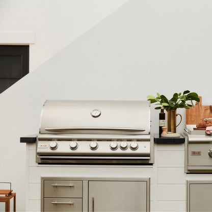 Blaze LTE+ 40-Inch 5-Burner Built-In Gas Grill with Lift-Assist Hood & Rear Infrared Burner