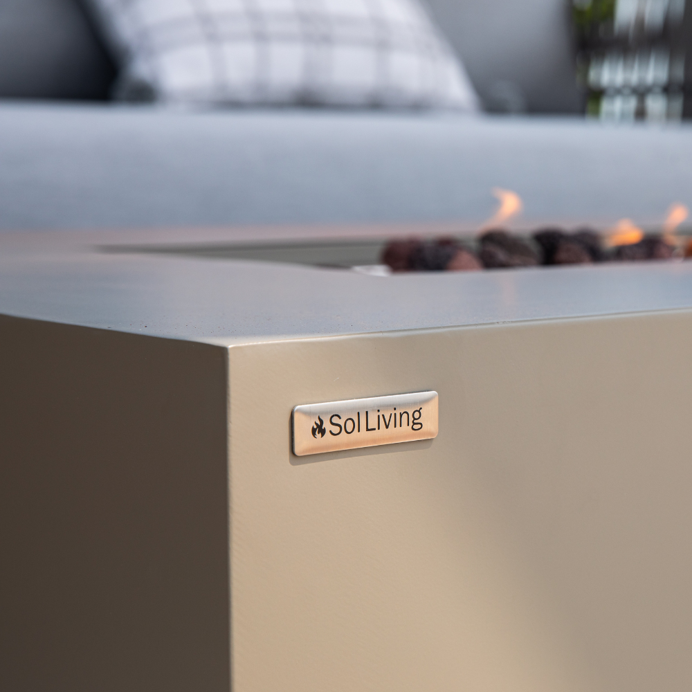 50,000 BTU Outdoor Propane Fit Pit Table with Natural Gas Conversion Kit included