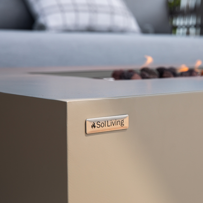 50,000 BTU Outdoor Propane Fit Pit Table with Natural Gas Conversion Kit included