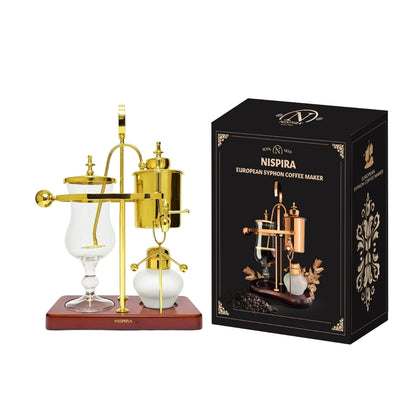 Nispira Vintage Belgian Syphon Coffee Maker – Gold