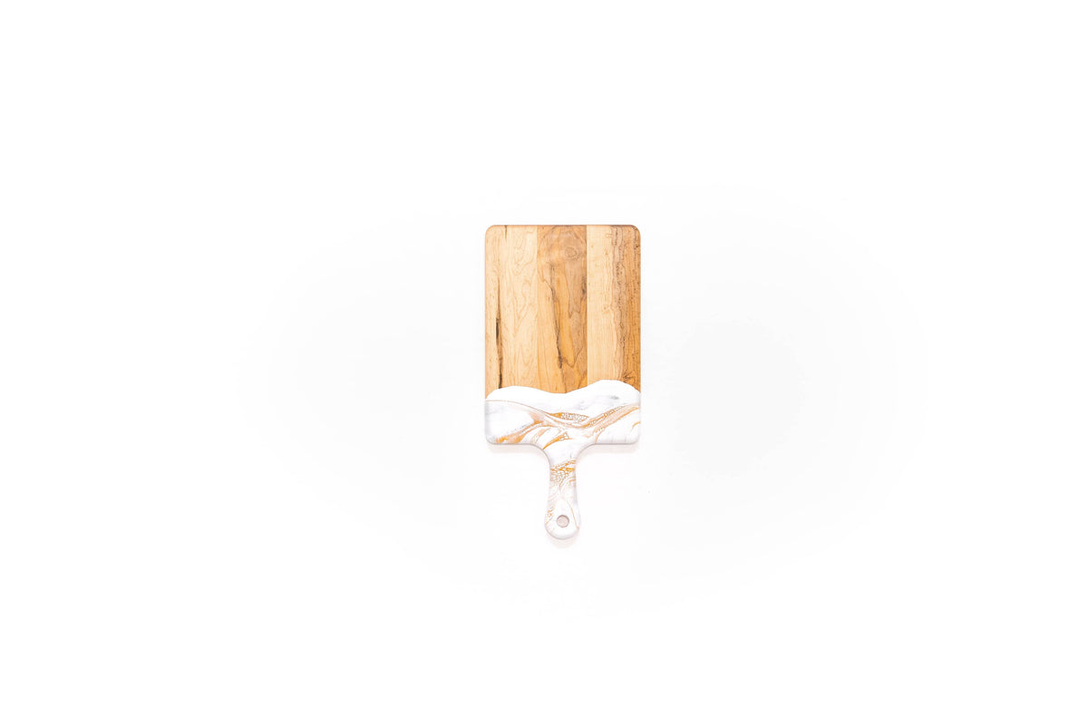 Maple Wood & Resin Charcuterie & Serving Board