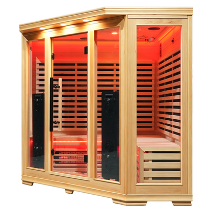 Blisspod Vienna RED Deluxe 4–5 Person Full Spectrum Infrared Sauna