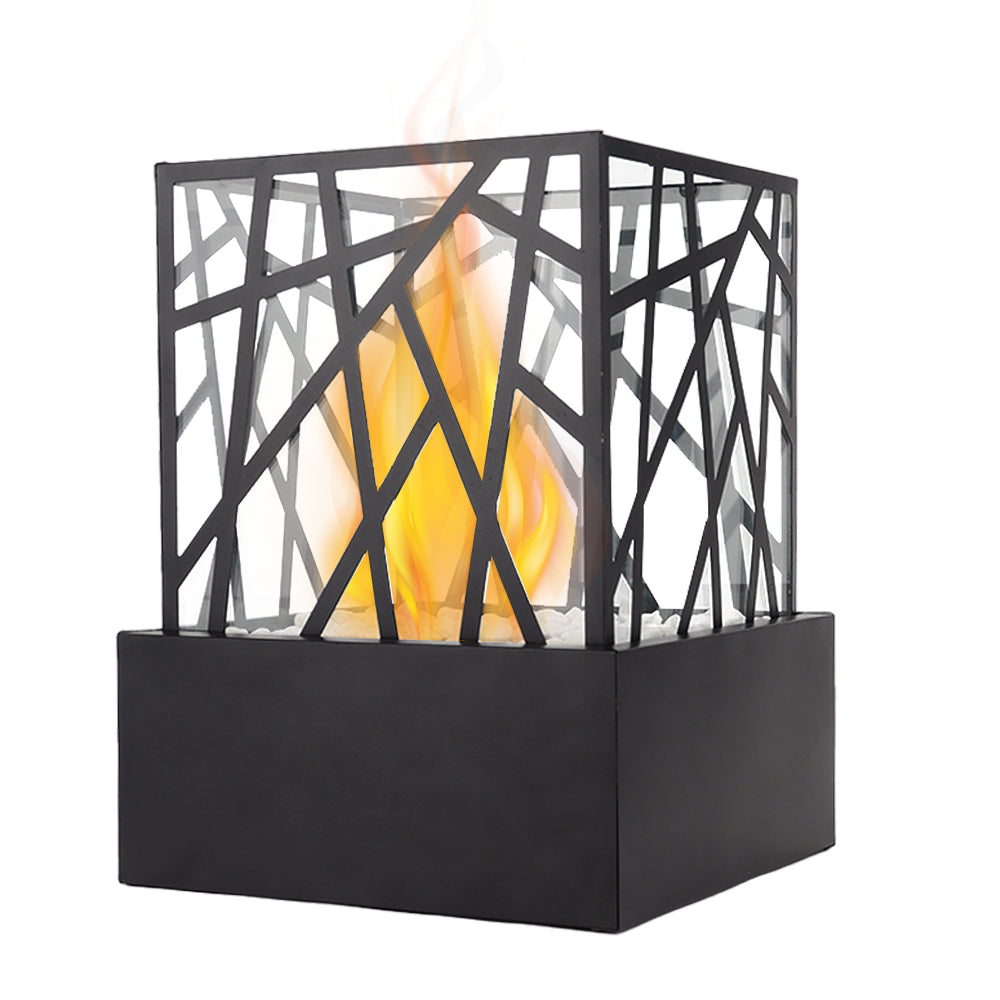 JHY DESIGN Tabletop Fire Bowl Pot Bio Ethanol Fireplace