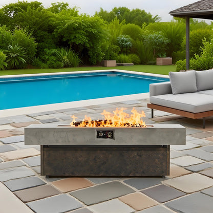 Adjustable-Height Tabletop Propane Fire Pits - 50,000 BTU