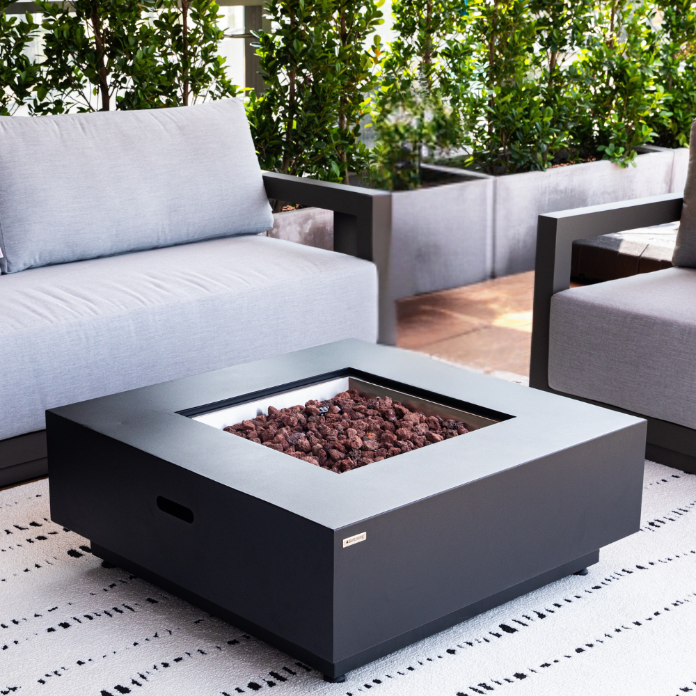50,000 BTU Outdoor Propane Fit Pit Table with Natural Gas Conversion Kit included