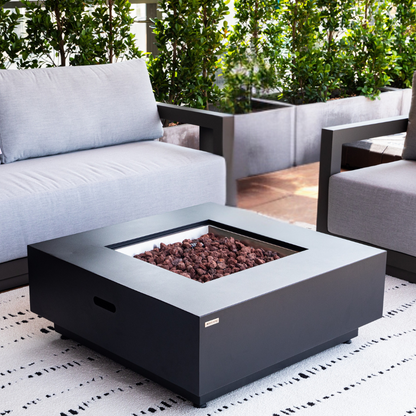 50,000 BTU Outdoor Propane Fit Pit Table with Natural Gas Conversion Kit included