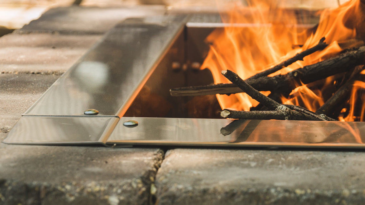 Firebuggz 24-Inch Square Stainless Steel Fire Pit Insert – FB01-0004SST
