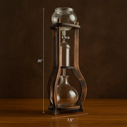 Nispira Wooden Frame Ice Cold Brew Dripping Coffee Maker