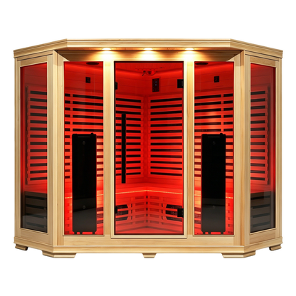 Blisspod Vienna RED Deluxe 4–5 Person Full Spectrum Infrared Sauna