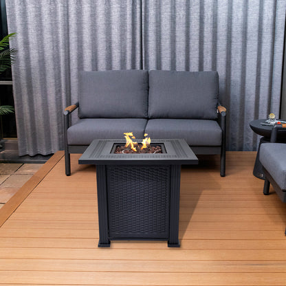 50,000 BTU Metal Propane Fit Pit Table