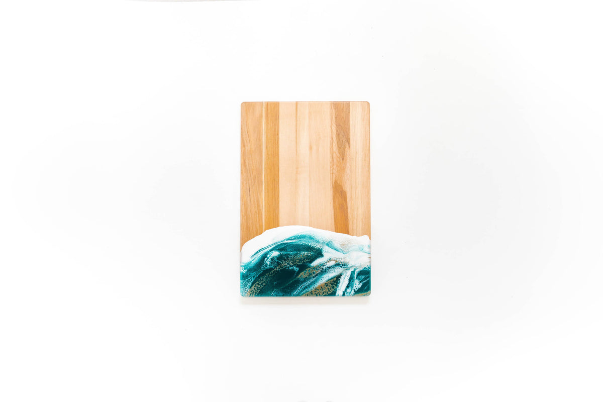 Maple Wood & Resin Charcuterie & Serving Board