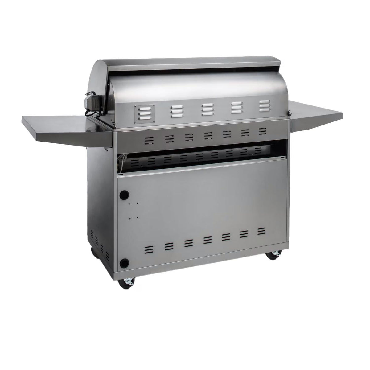 Blaze Professional 44-Inch 4-Burner Freestanding Gas Grill with Stainless Steel Cart with Rotisserie