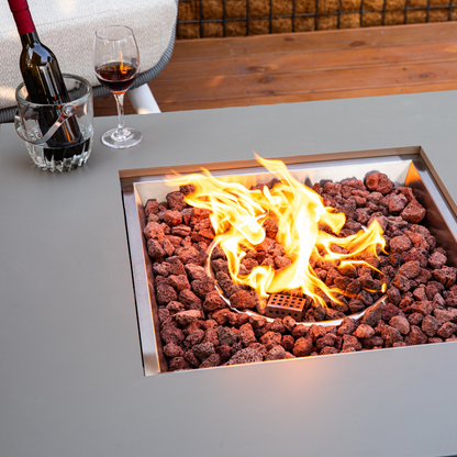 50,000 BTU Outdoor Propane Fit Pit Table with Natural Gas Conversion Kit included