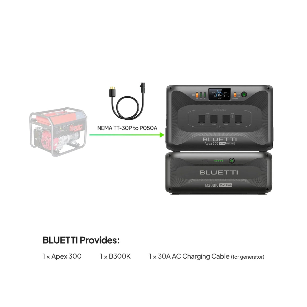 BLUETTI Apex 300 Versatile Power Station – 3,840W | 2,764.8Wh