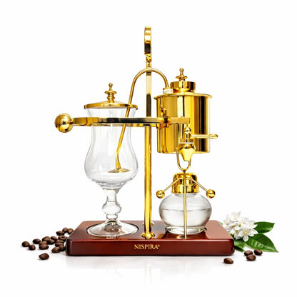 Nispira Vintage Belgian Syphon Coffee Maker – Gold