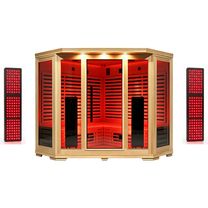 Blisspod Vienna RED Deluxe 4–5 Person Full Spectrum Infrared Sauna