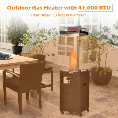 DirectDeals 41,000 BTU Outdoor Propane Patio Heater