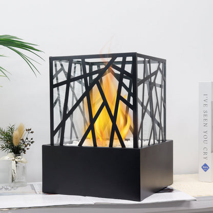JHY DESIGN Tabletop Fire Bowl Pot Bio Ethanol Fireplace