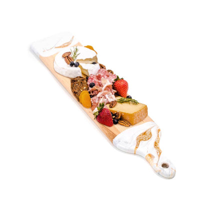 Maple Wood & Resin Charcuterie & Serving Board