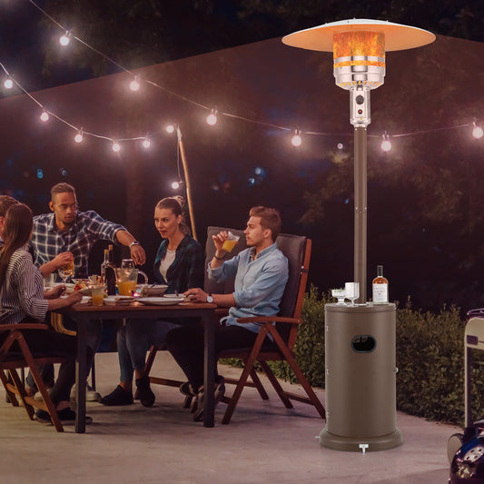 DirectDeals 50,000 BTU Propane Patio Heater with Round Table - Lavista Moderna