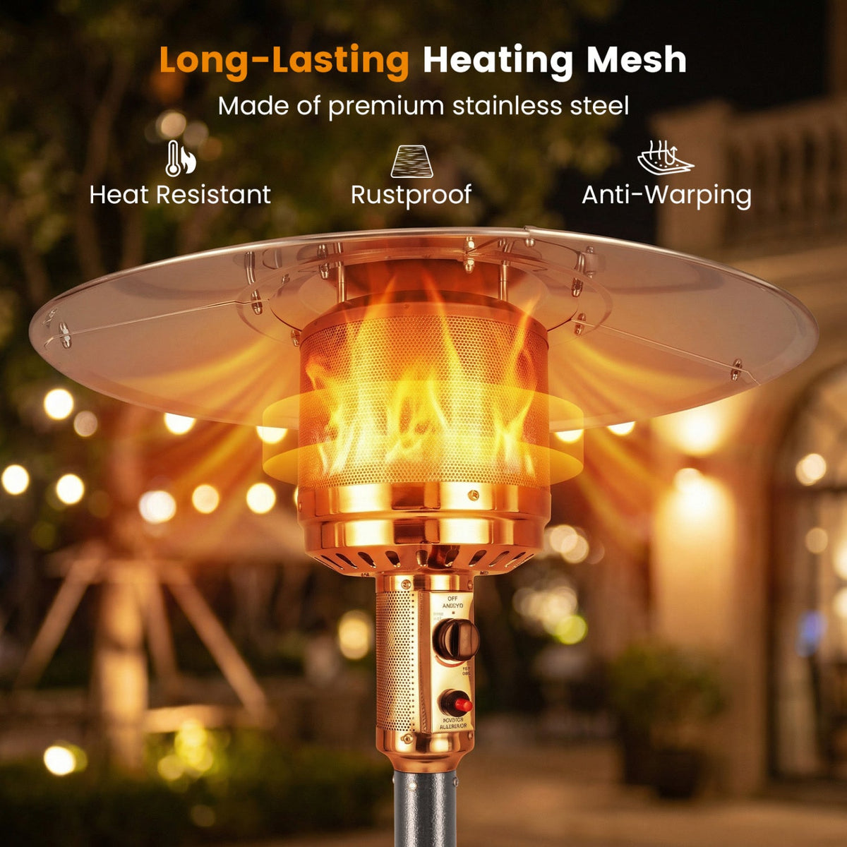 50,000 BTU Outdoor Propane Patio Heater