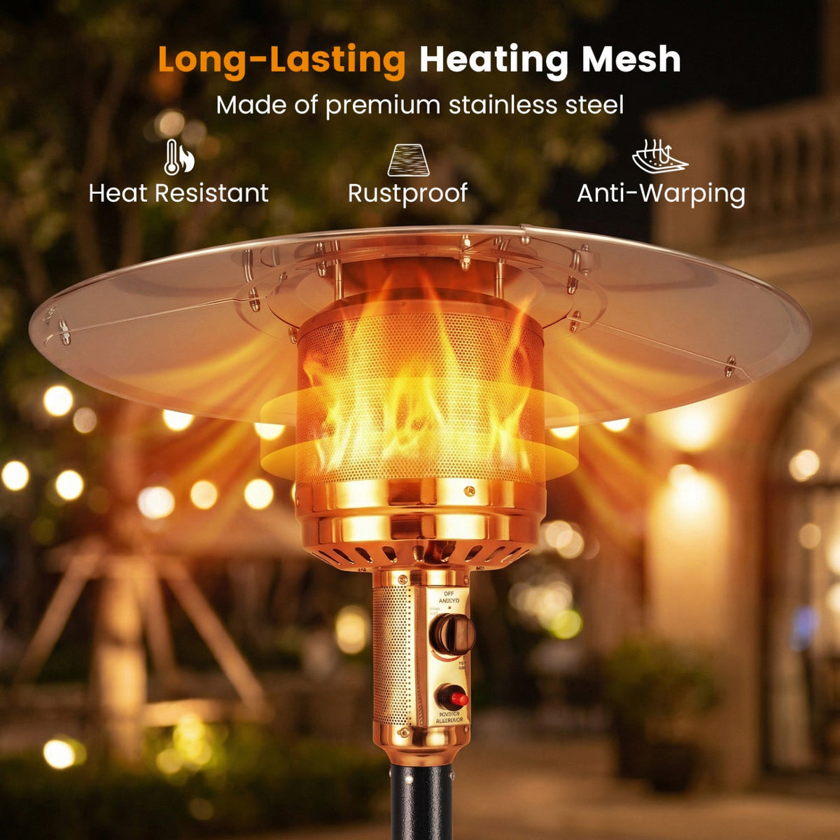 50,000 BTU Outdoor Propane Patio Heater