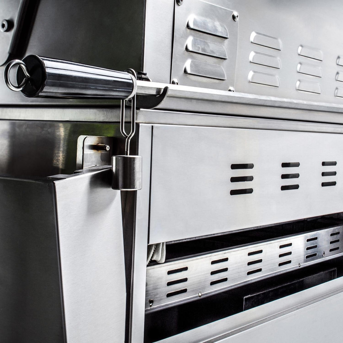Blaze Professional 44-Inch 4-Burner Freestanding Gas Grill with Stainless Steel Cart with Rotisserie