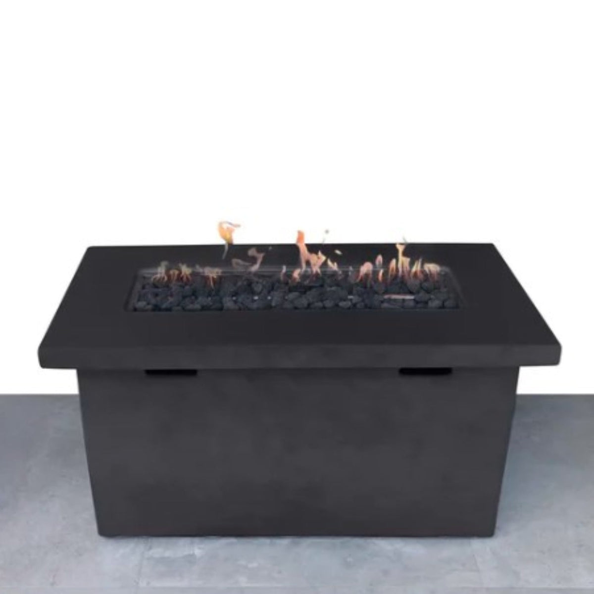 Outdoor Fiber-Reinforced Concrete Propane Fire Pit Table